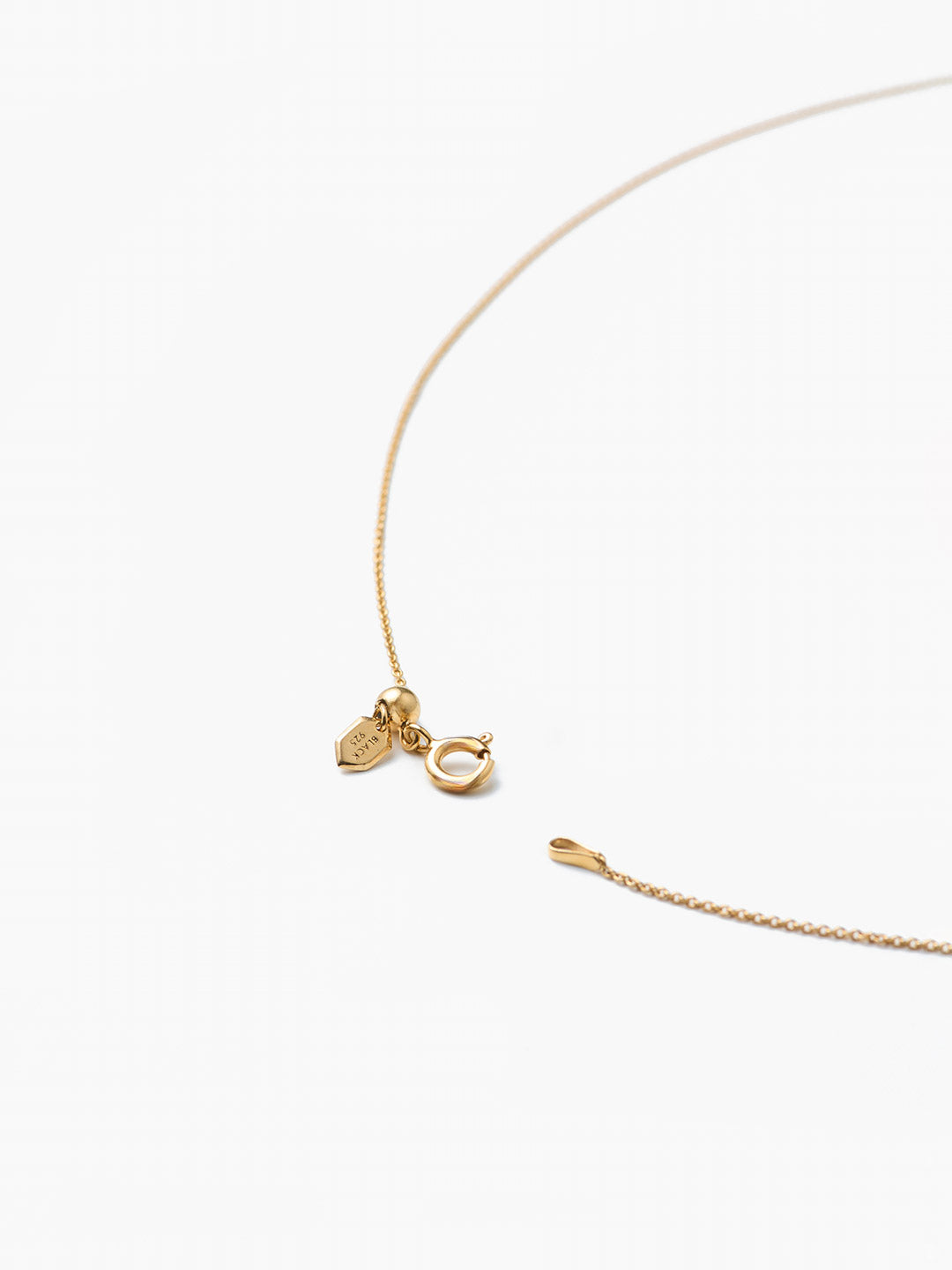 Sagene 45 Necklace Goldplated Silver