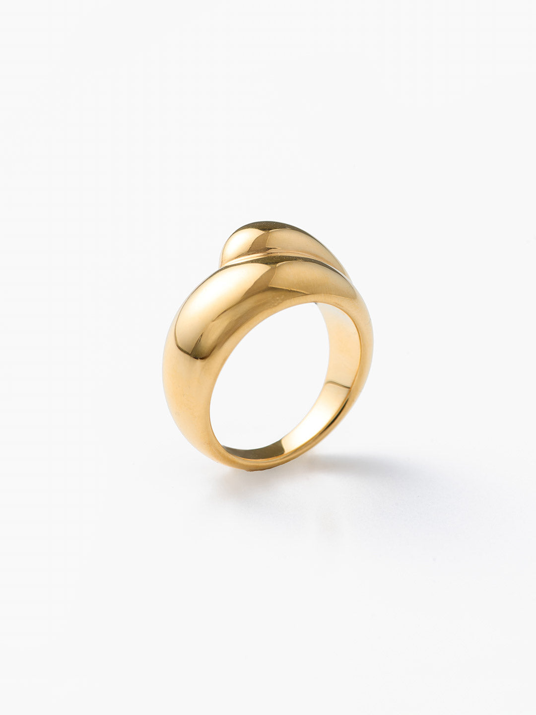 Tryvann Trail Ring Goldplated Silver #14