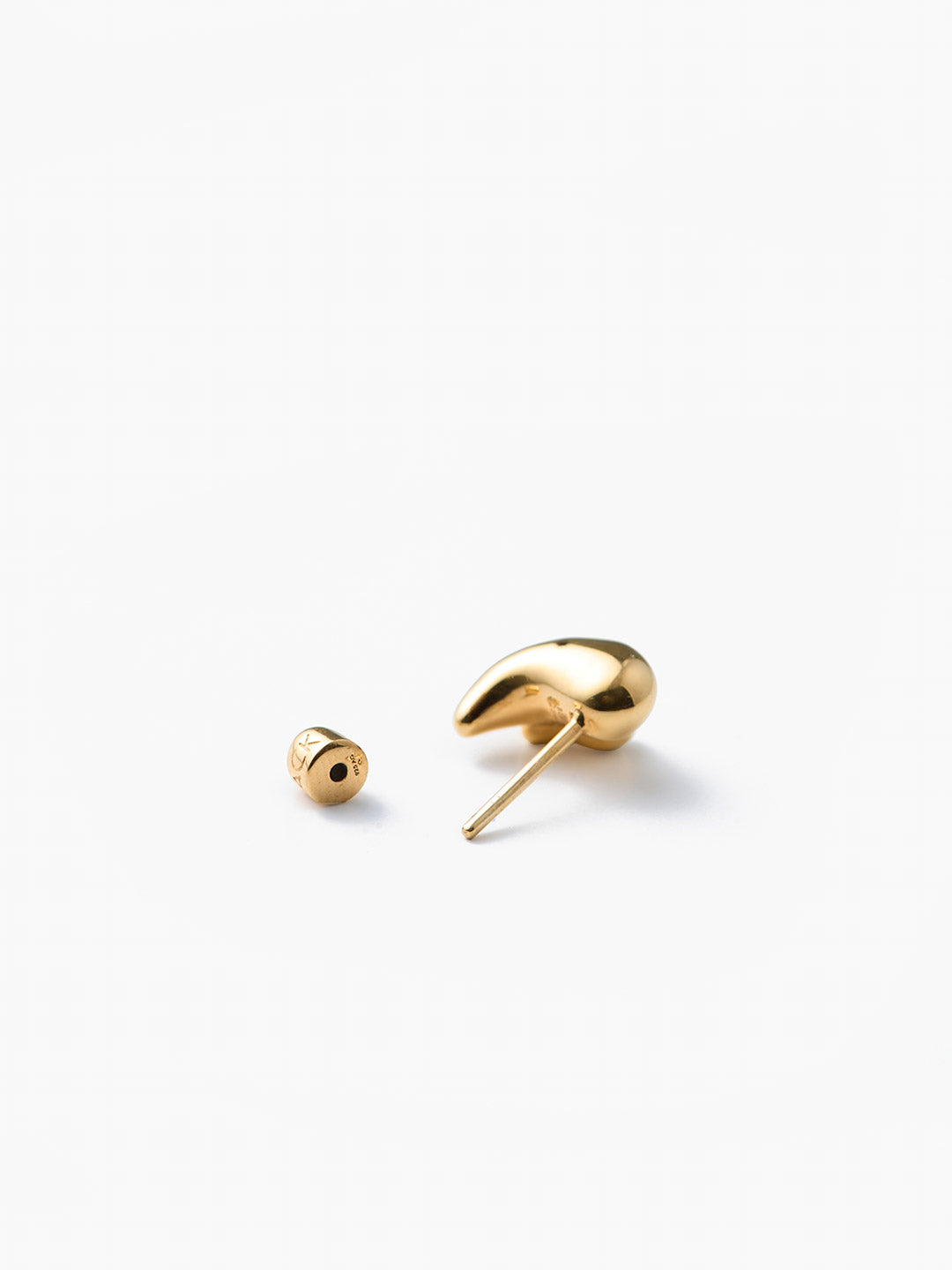 Sagene Stud Goldplated Silver - PAIR