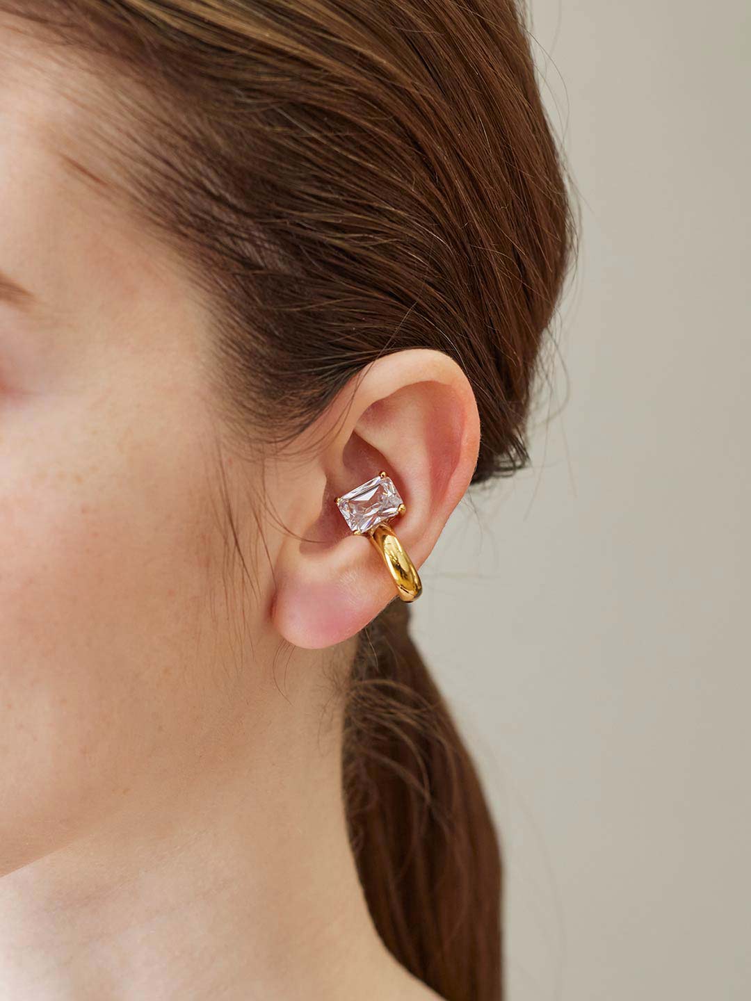 Omotesando Cider Ear Cuff Gold