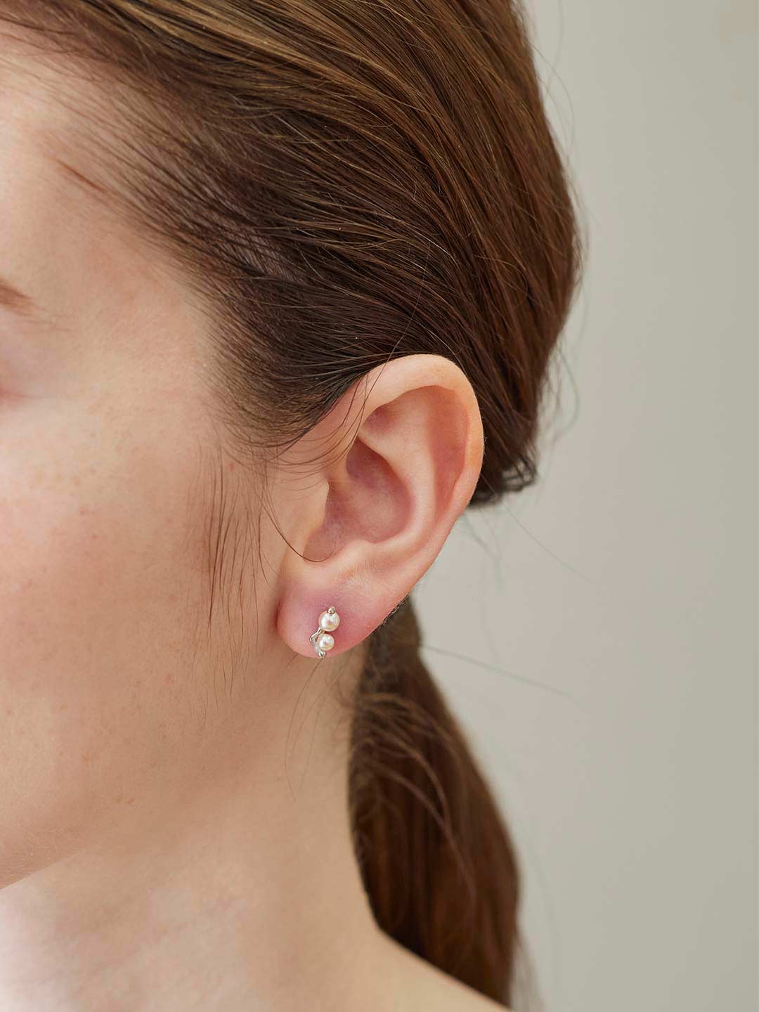 Shibuya Ni Stud Silver