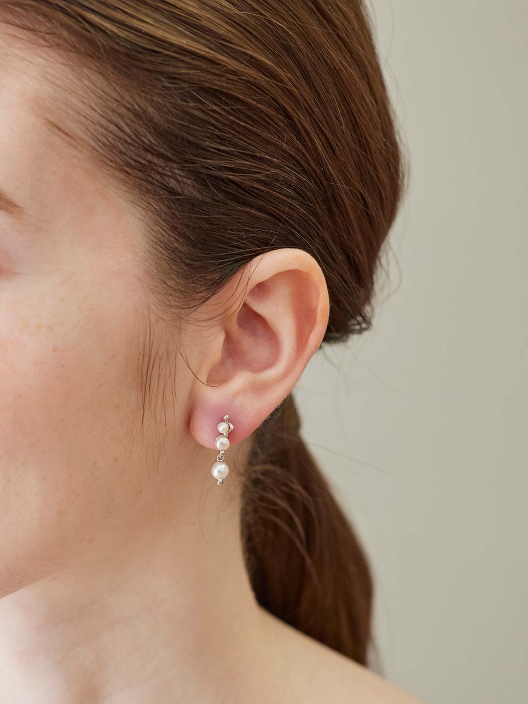 Shibuya San Stud Silver