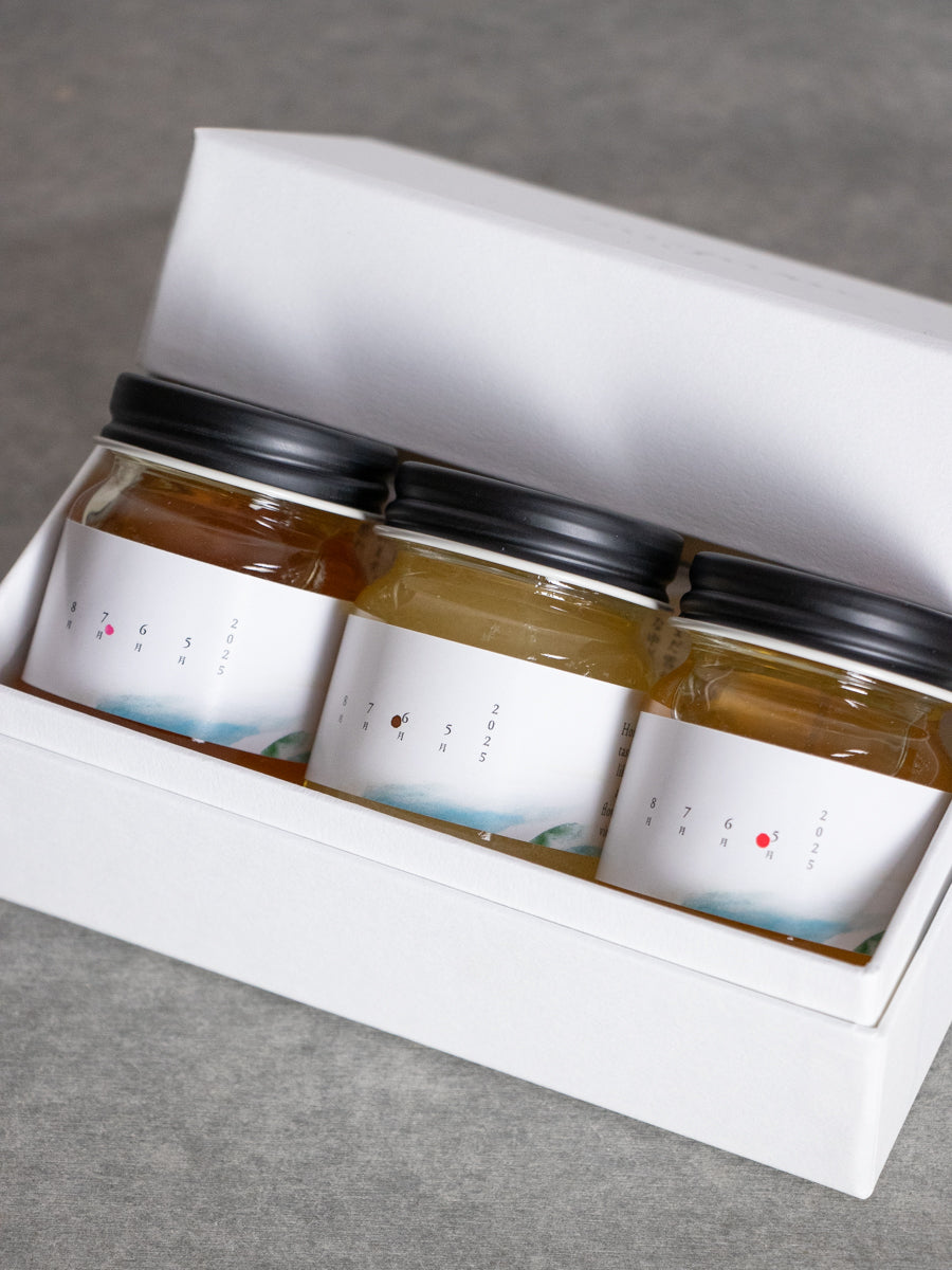 蜂蜜箱入り3種類セット(各50g)