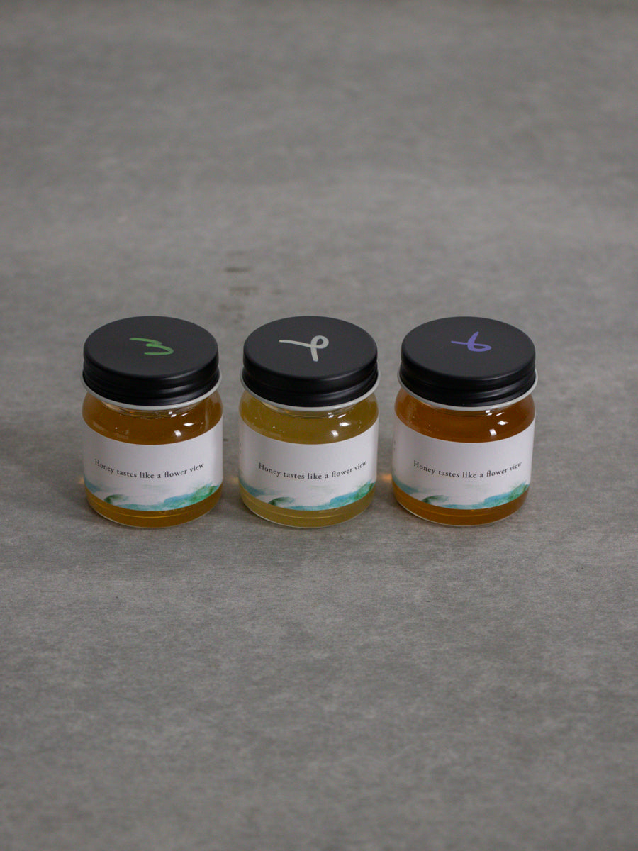 蜂蜜箱入り3種類セット(各50g)