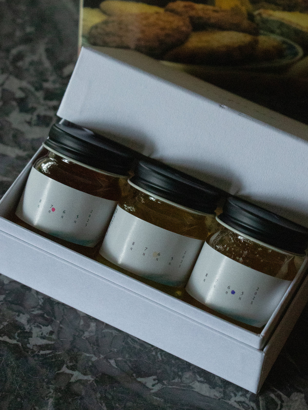 蜂蜜箱入り3種類セット(各50g)