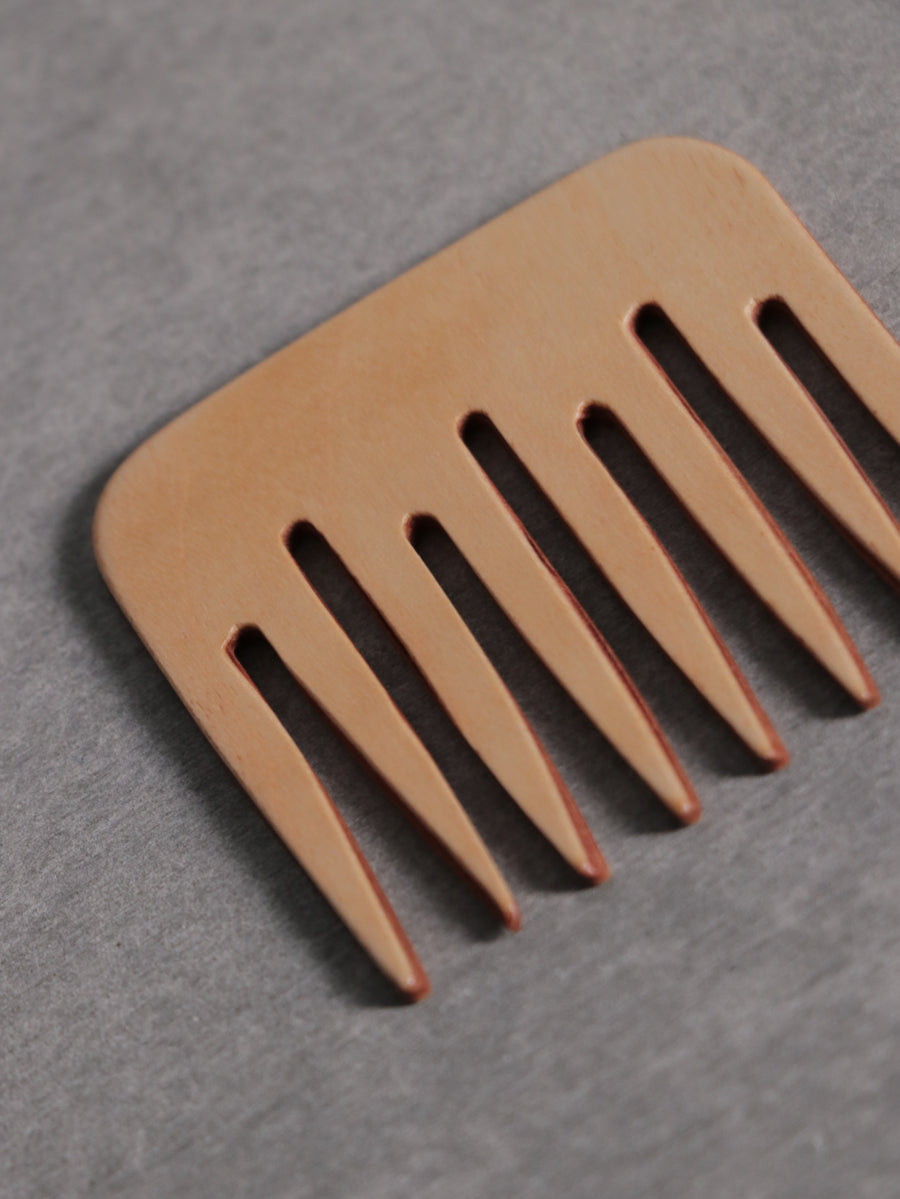 Natural Wood Decorative comb 5cm