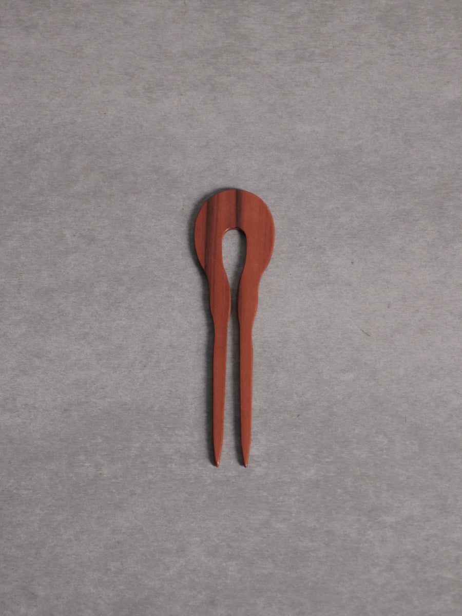 Natural Wood DoubleAstick, 2pins, small/14cm