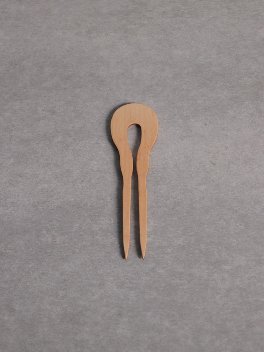 Natural Wood DoubleAstick, 2pins, small/14cm