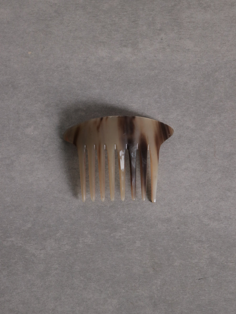 Horn Decorative Comb / 12x8 cm