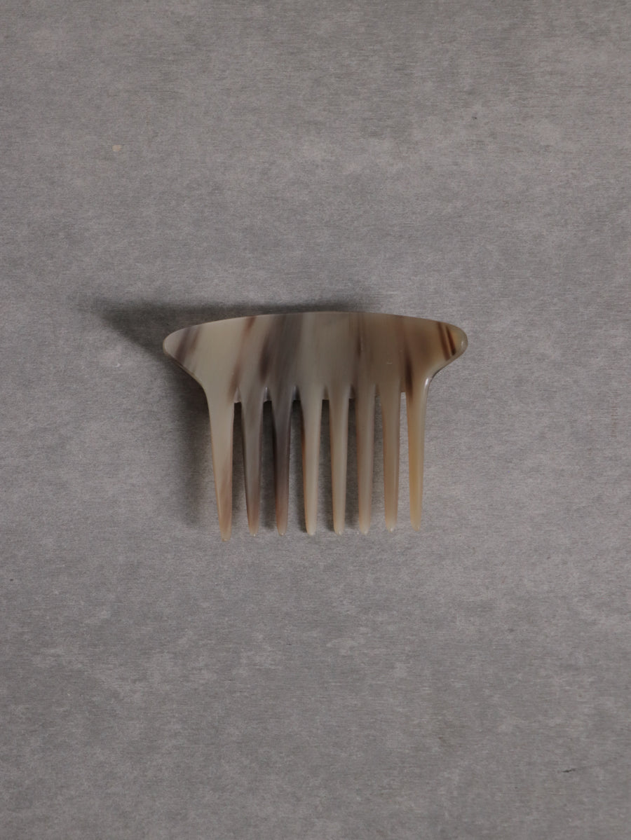 Horn Decorative Comb / 12x8 cm