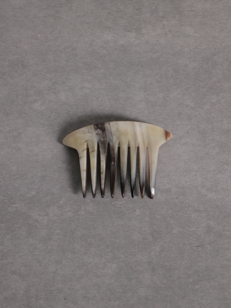 Horn Decorative Comb / 12x8 cm