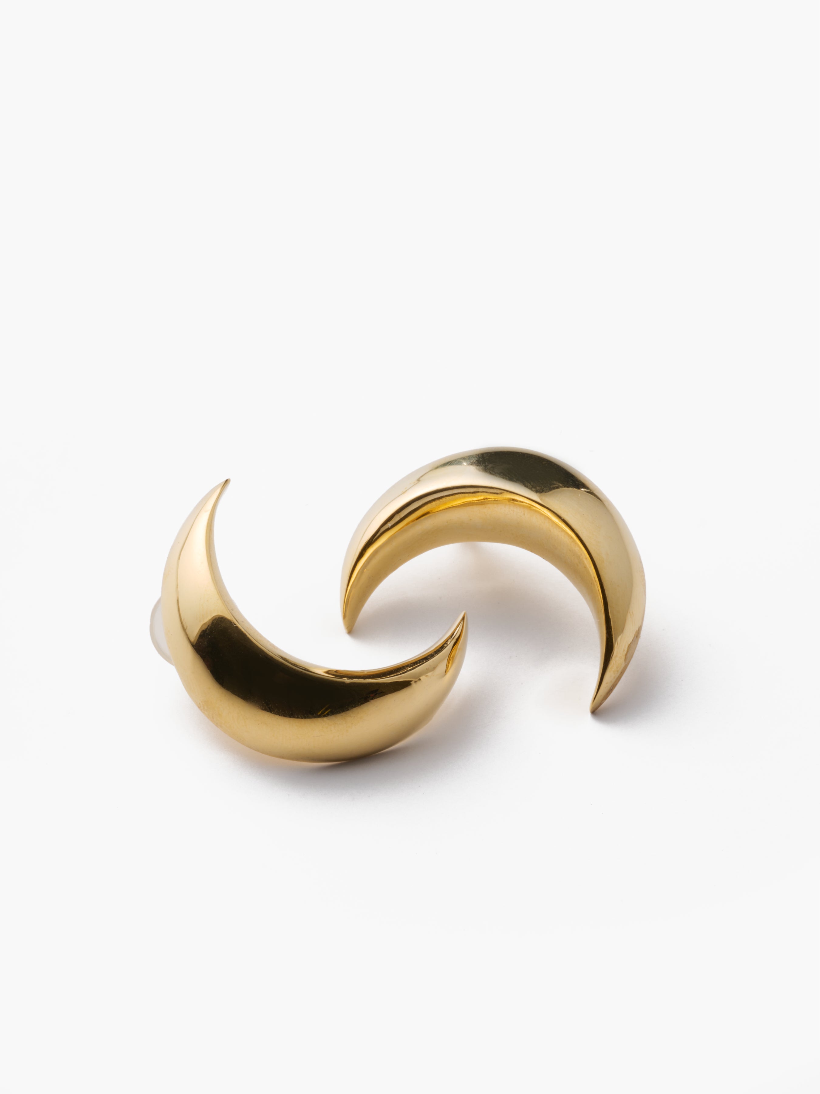 Gold Moon Earring