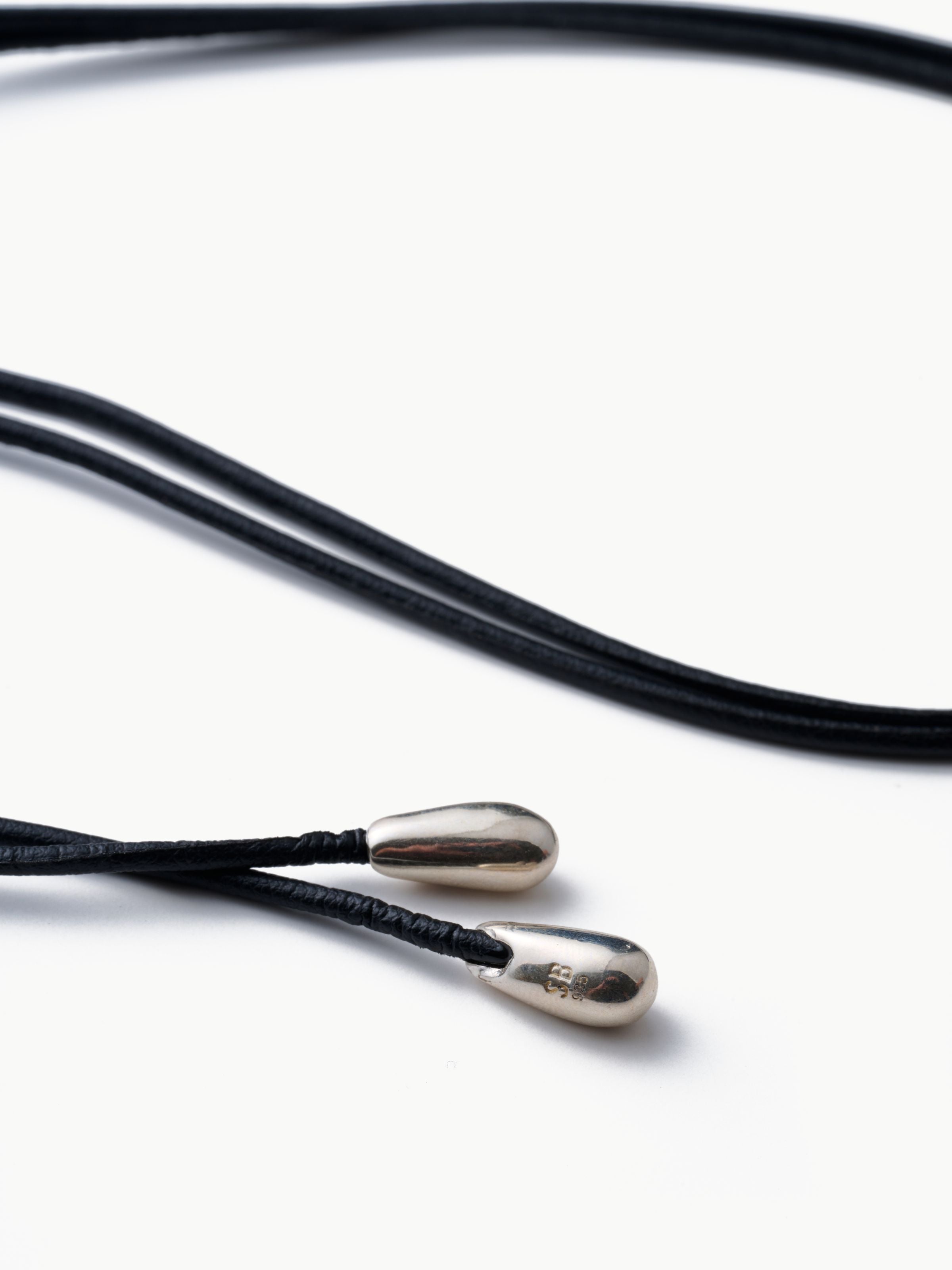 Elegant Shoelace Choker, Black