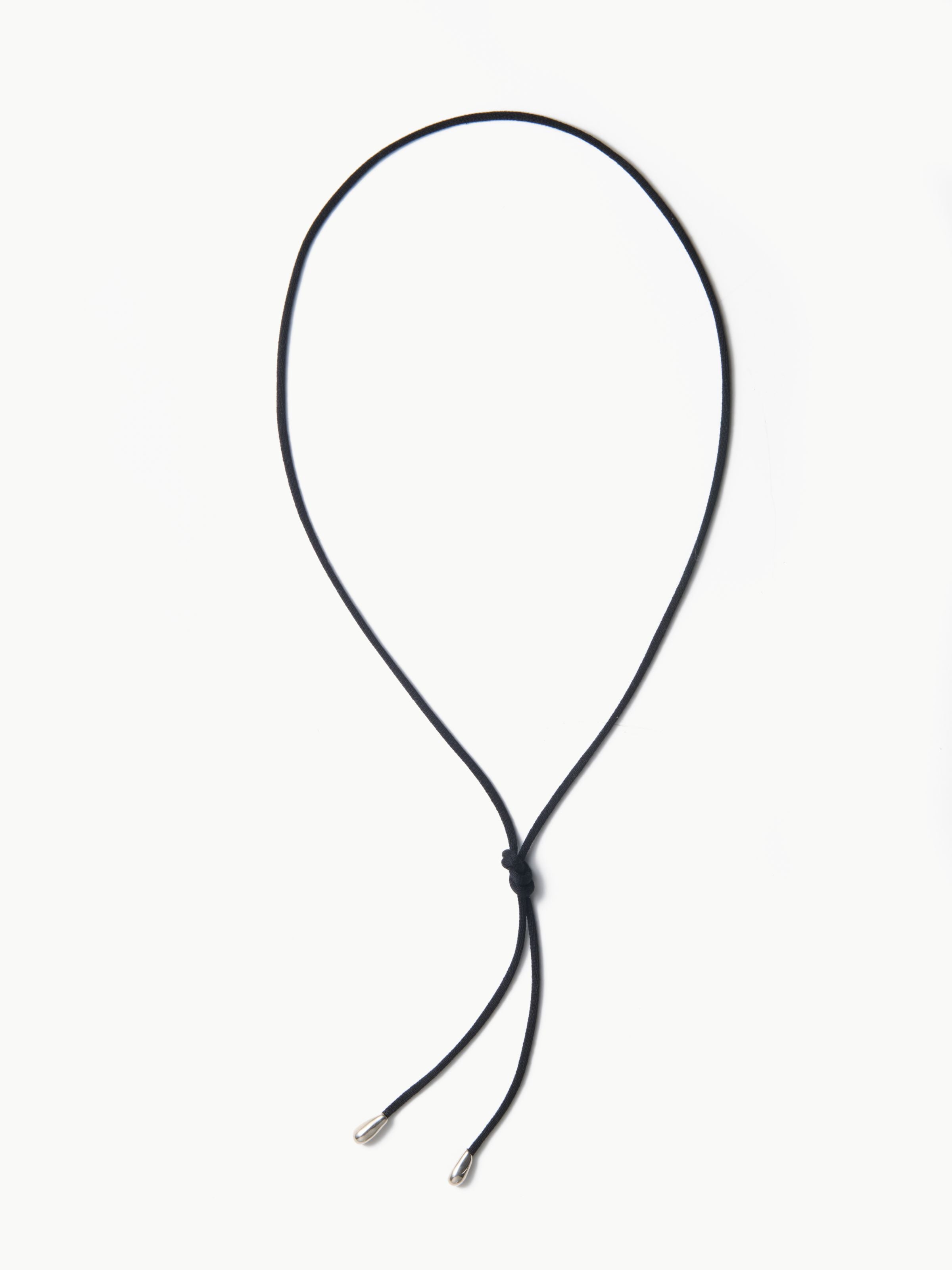 Elegant Shoelace Choker, Black