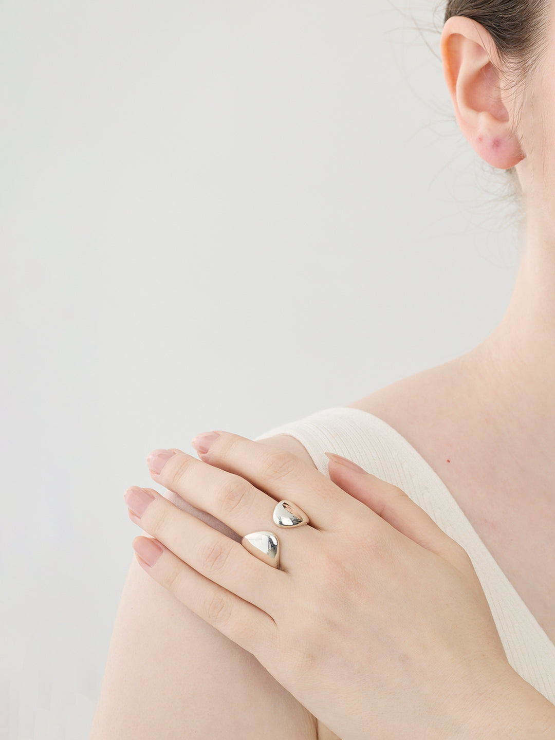 【受注商品】Scarf Thick Ring/Silver