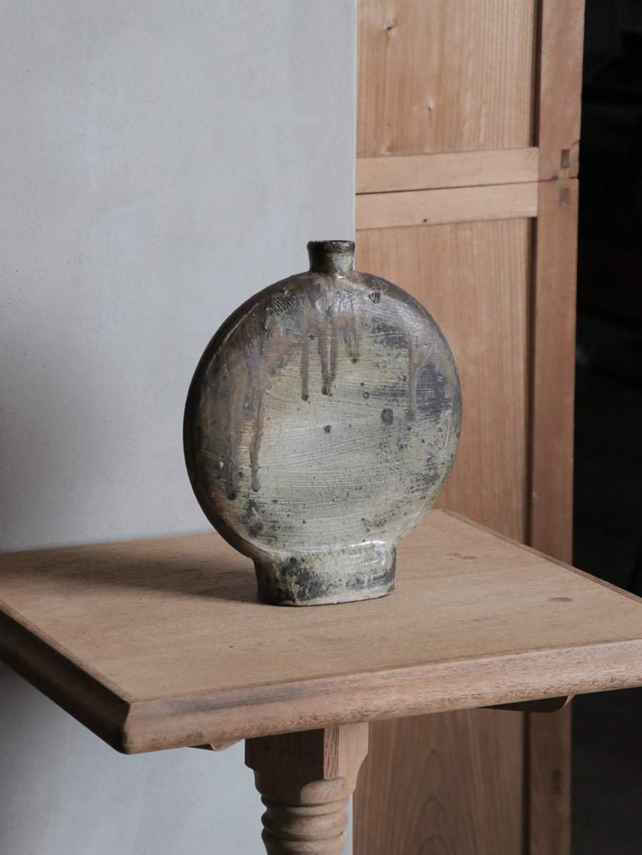 窯変扁壺
