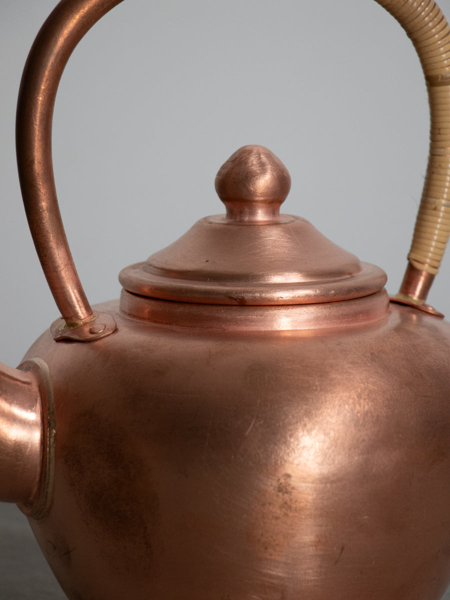 有次銅薬缶 京都 有次 銅 やかん 江戸型 2.2L 使用感極少 薬缶 - メルカリ