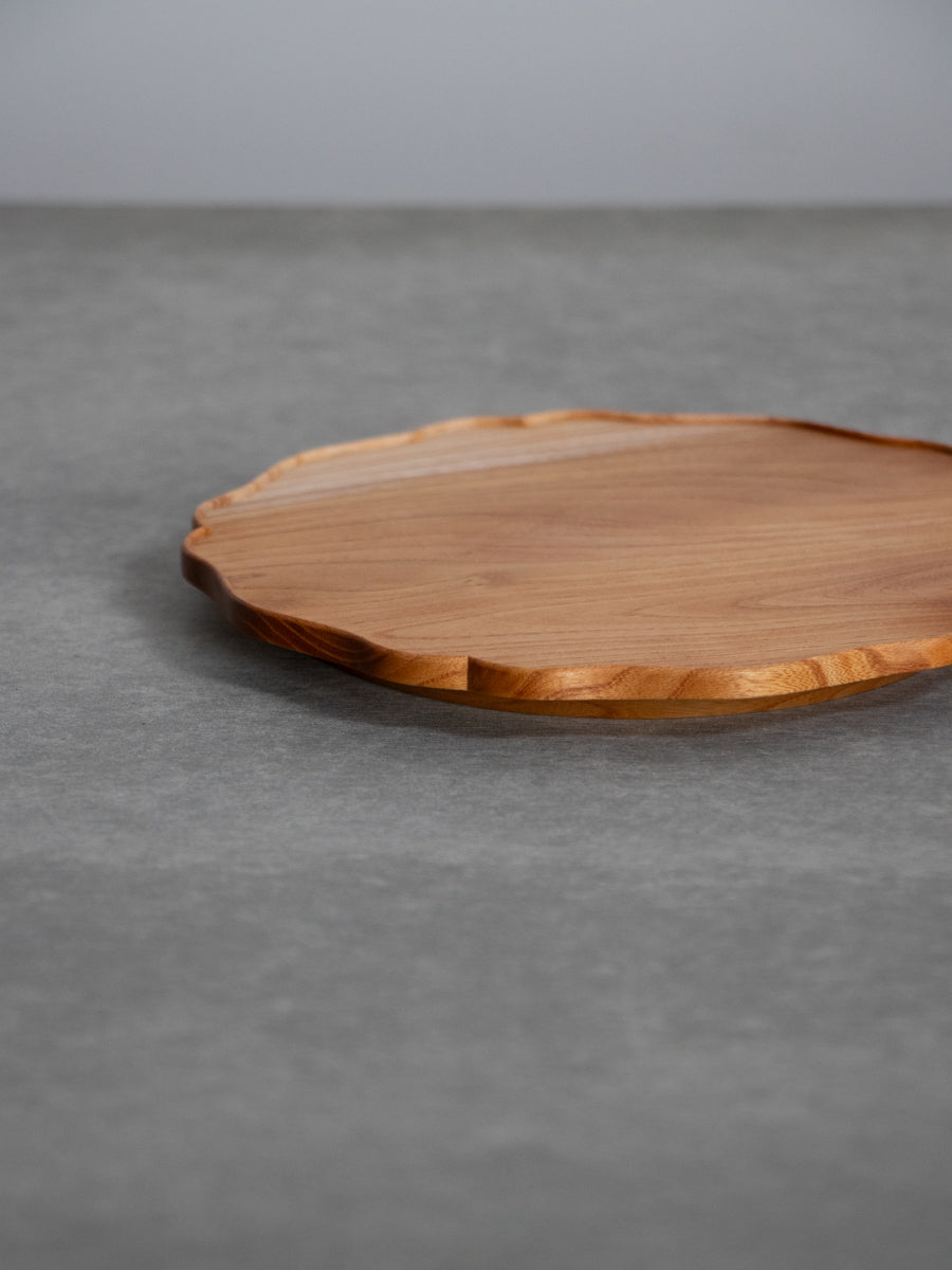 輪花皿　丸皿5寸5分