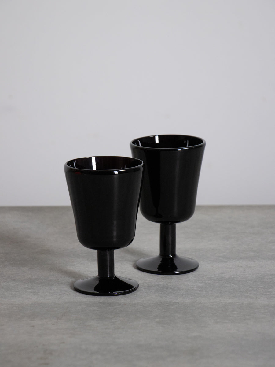 黒ワイングラス