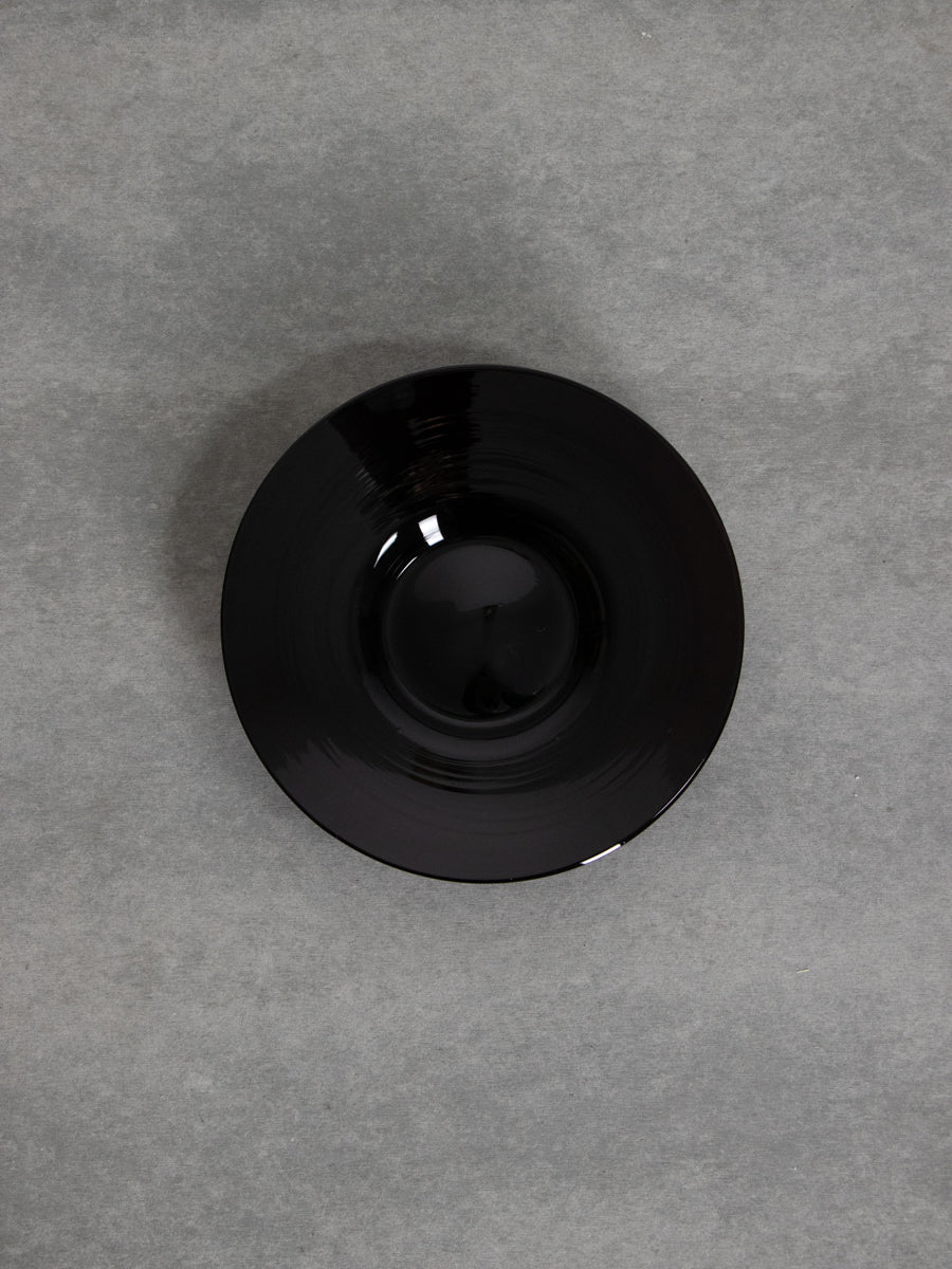黒リム皿S