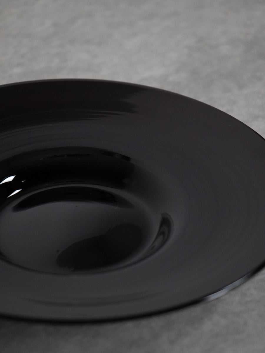 黒リム皿S
