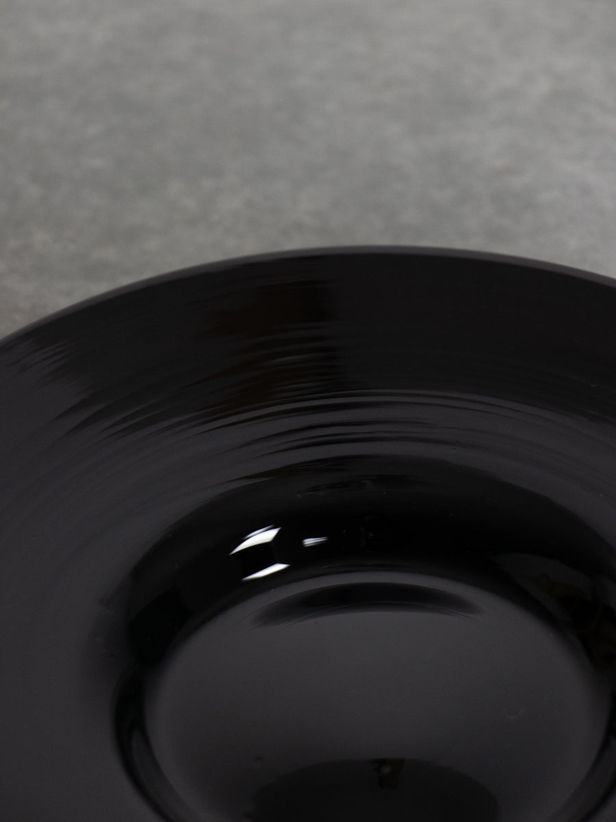 黒リム皿S