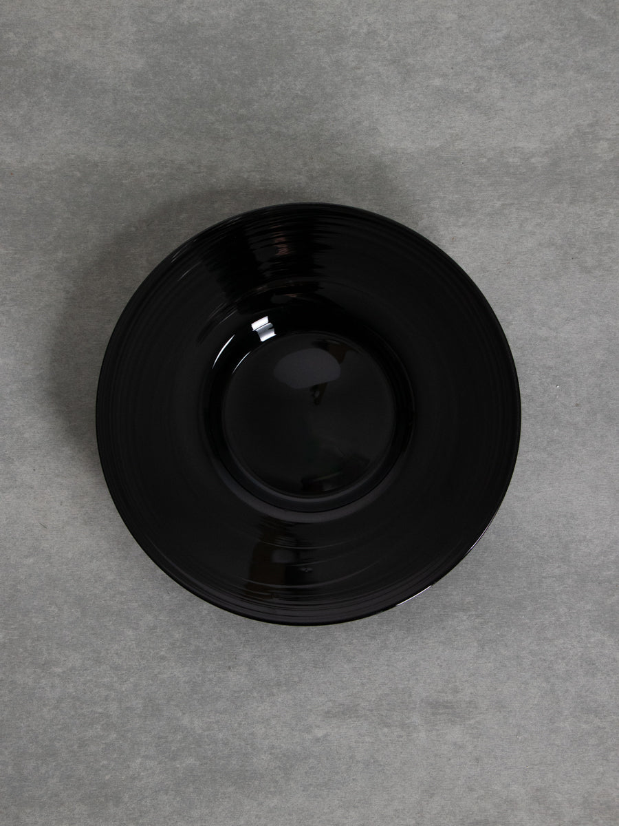 黒リム皿L