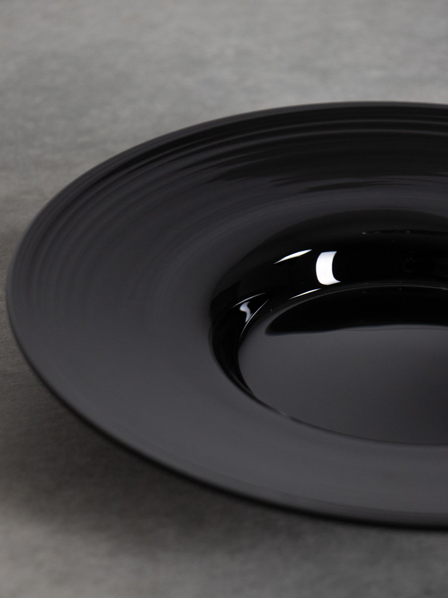 黒リム皿L