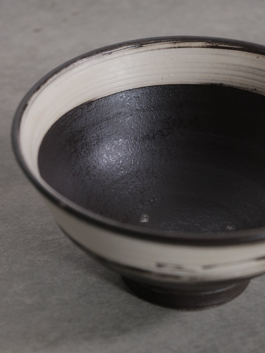 刷毛目茶漬碗