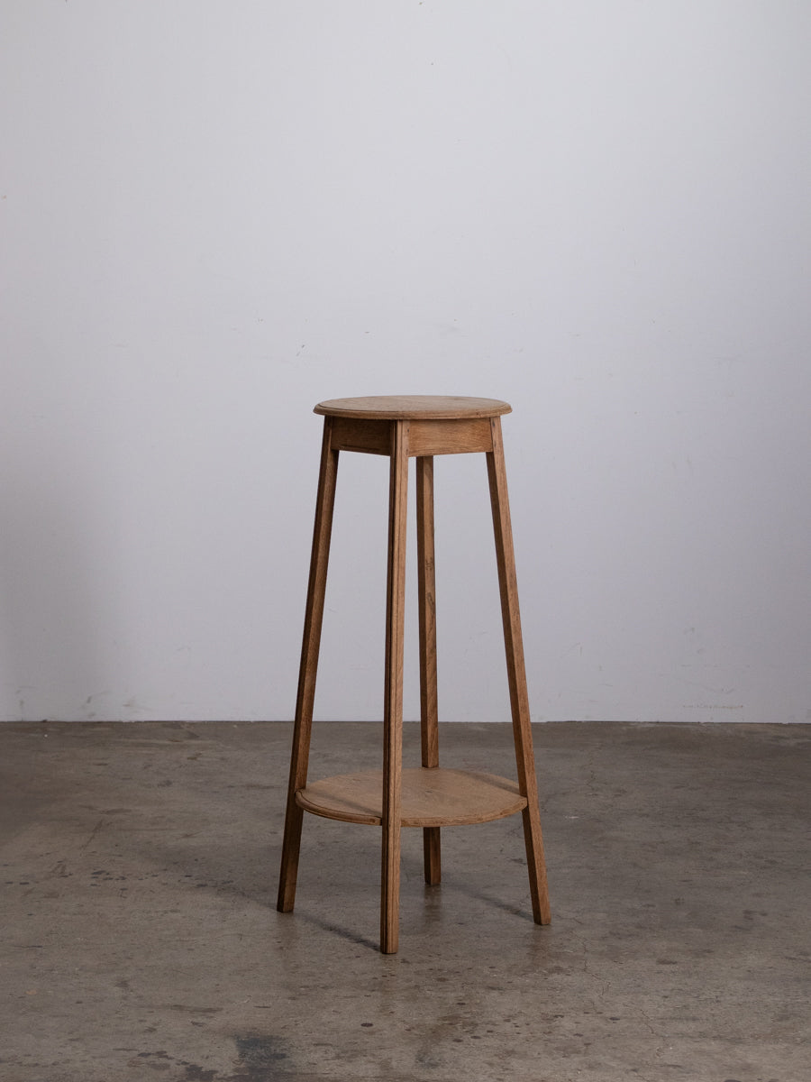 い*ち様 オークションスタート！CASICA購入 木製花台テーブル 無垢の花台