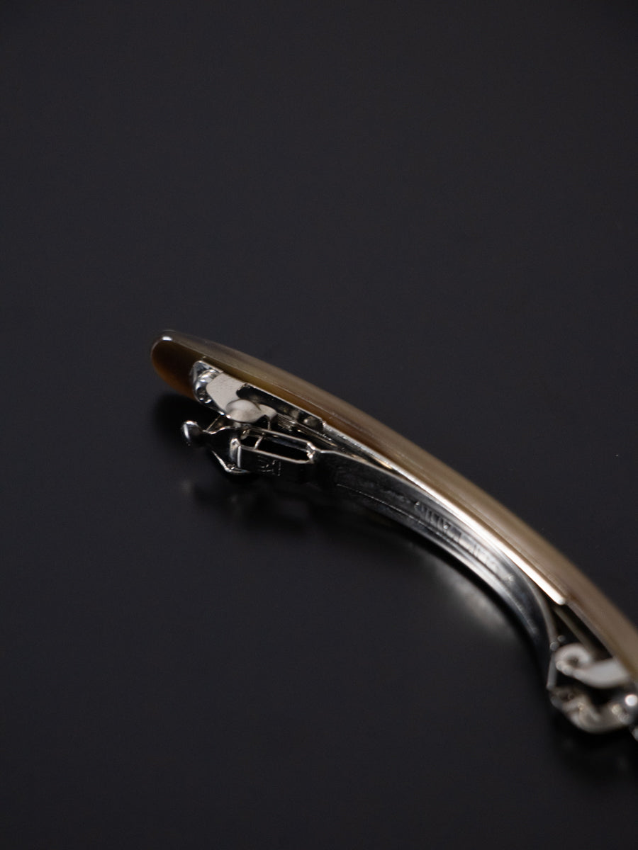 Horn Hairclip  extra slender shape 6cm