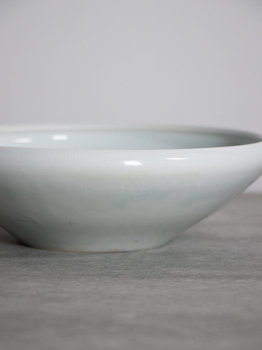 白磁てっぱつ鉢_大（青）