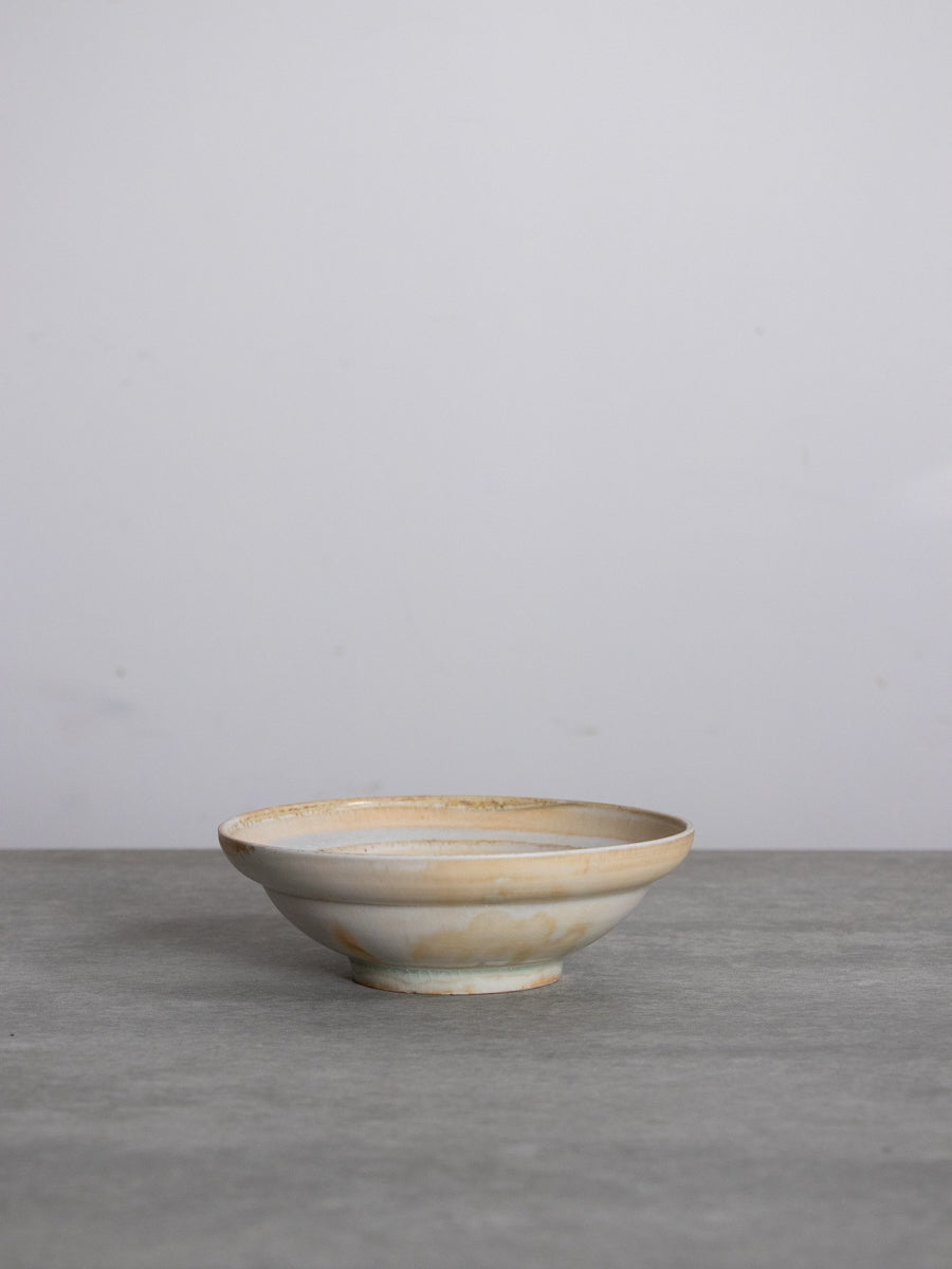 白磁縁丸小鉢（黄）