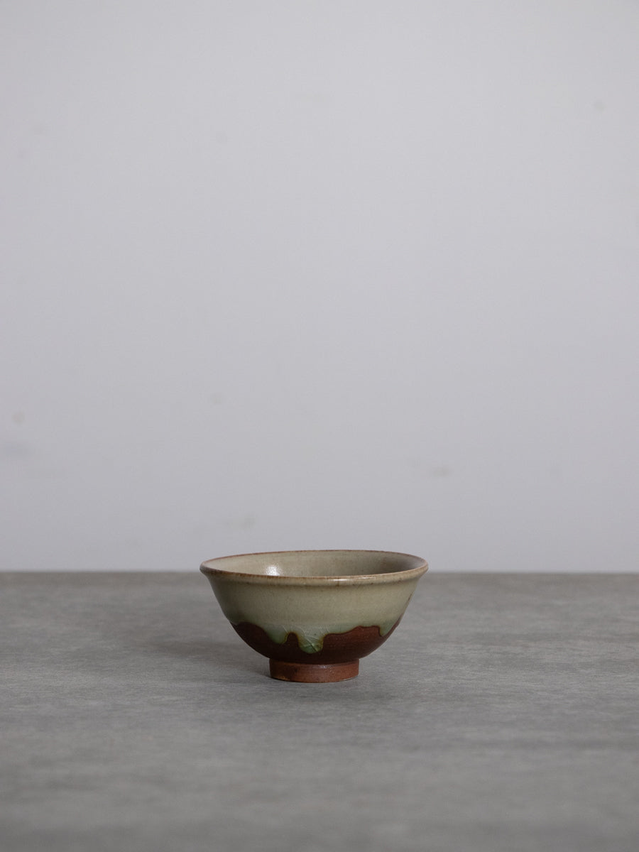 可児土灰釉豆碗
