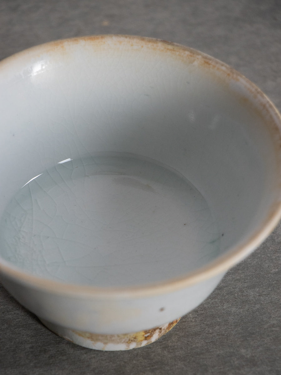 白磁端反碗（白）