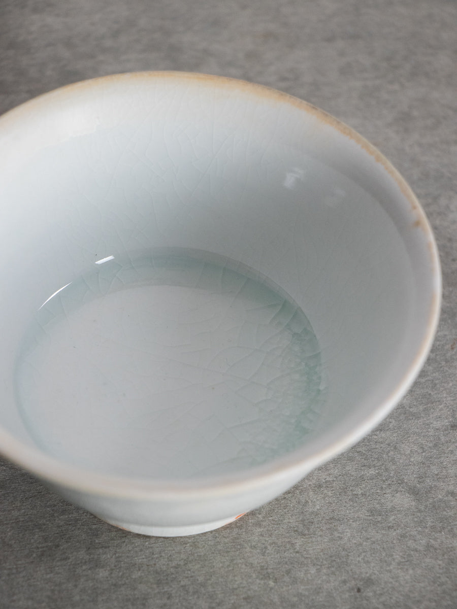 白磁端反碗（白）