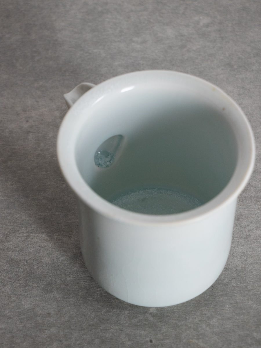 白磁コーヒー片口（結晶）