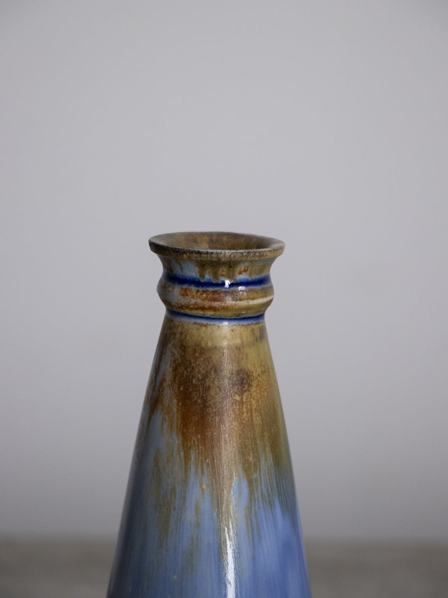 呉須流しトリュフ花瓶