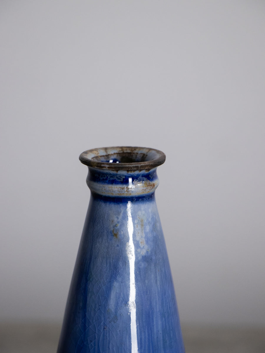 呉須流しトリュフ花瓶