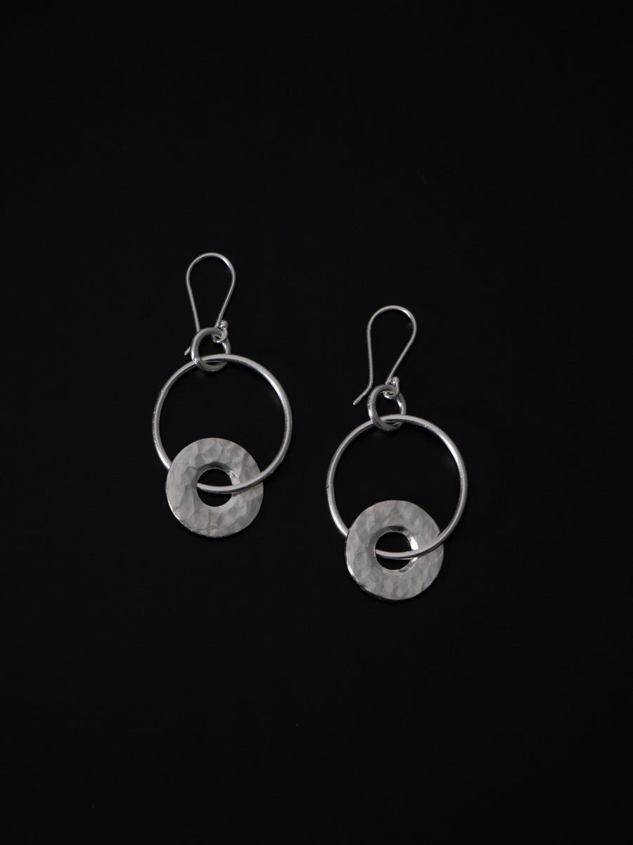 カレンシルバーイヤリング (N01)