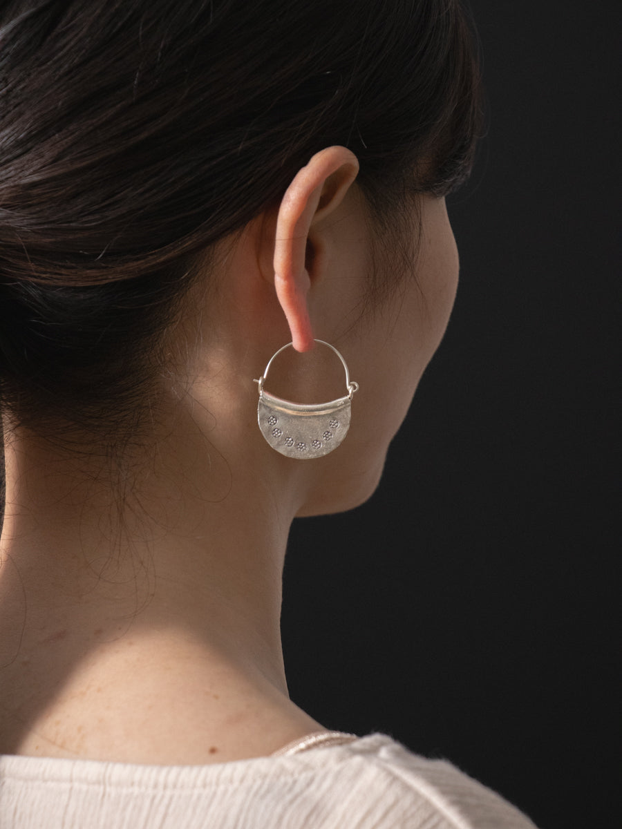 カレンシルバーイヤリング (R01)