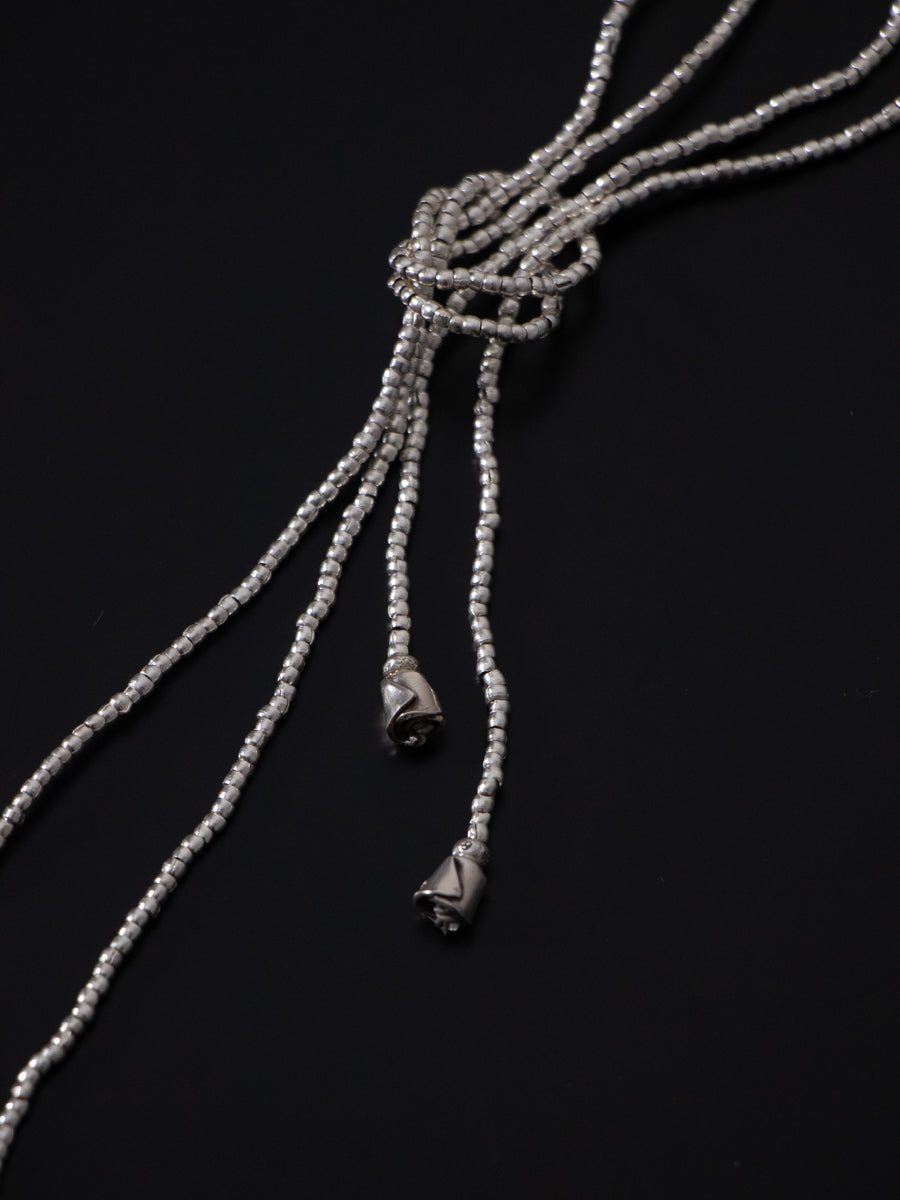 tay original カレンシルバービーズコードネックレス