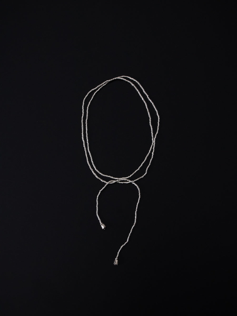 tay original カレンシルバービーズコードネックレス