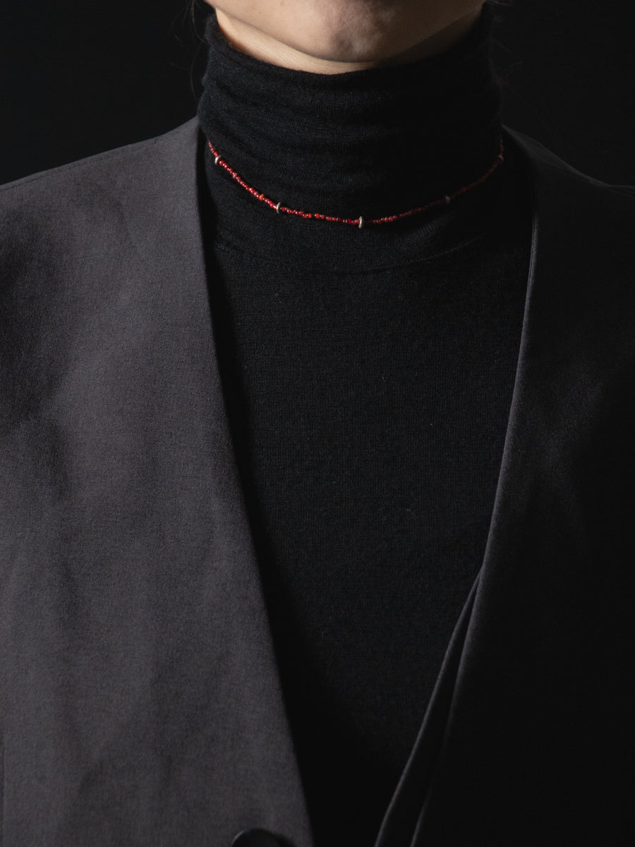 tay original ヴィンテージビーズチョーカー(red)