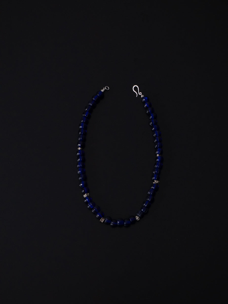 tay original ヴィンテージ ナガ×カレンビーズチョーカー(navy)