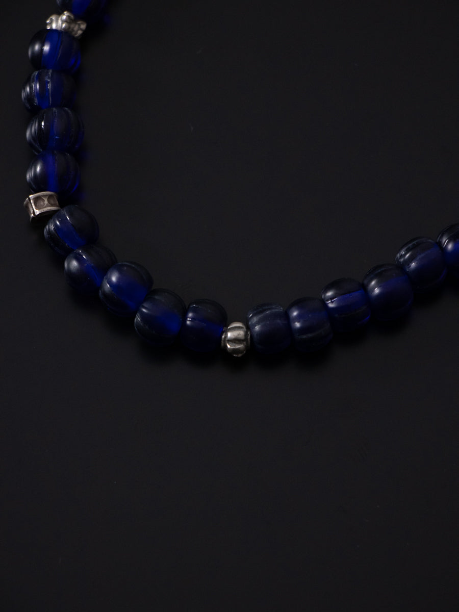 tay original ヴィンテージ ナガ×カレンビーズチョーカー(navy)