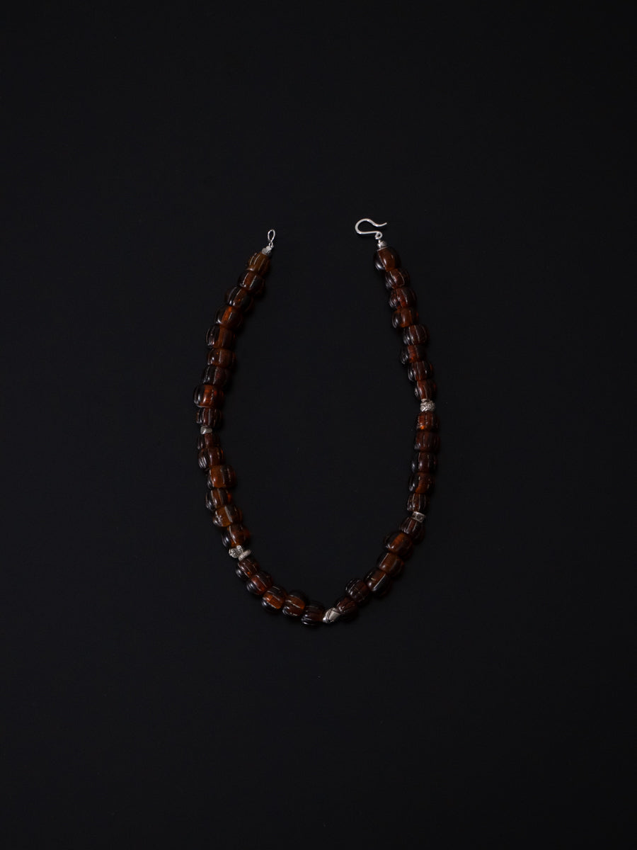 tay original ヴィンテージ ナガ×カレンビーズチョーカー(brown)