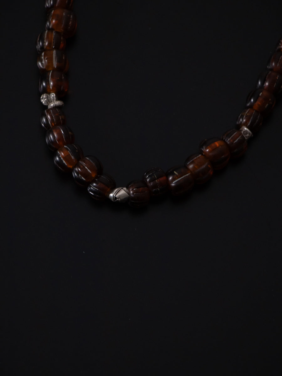 tay original ヴィンテージ ナガ×カレンビーズチョーカー(brown)