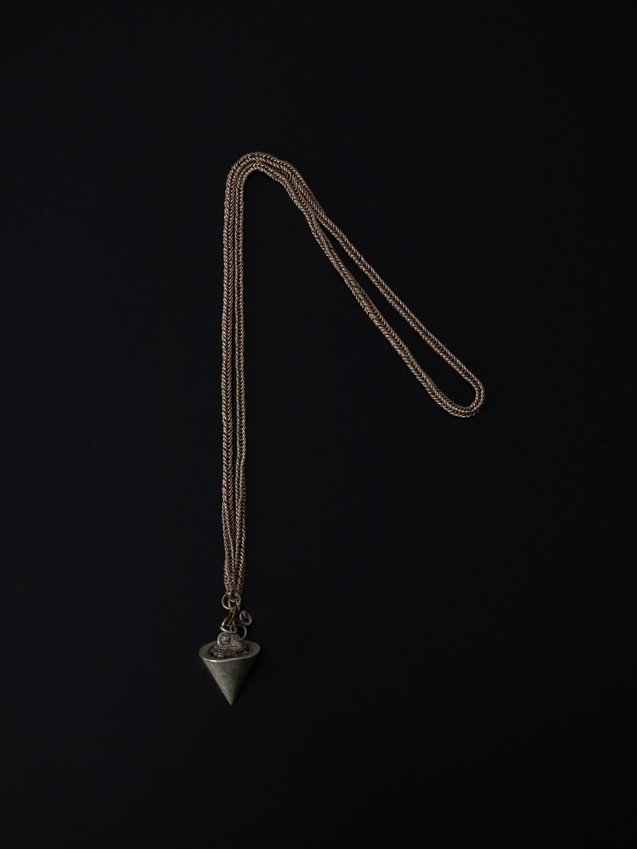 tay original ヴィンテージ ミャオシルバーコーンネックレス