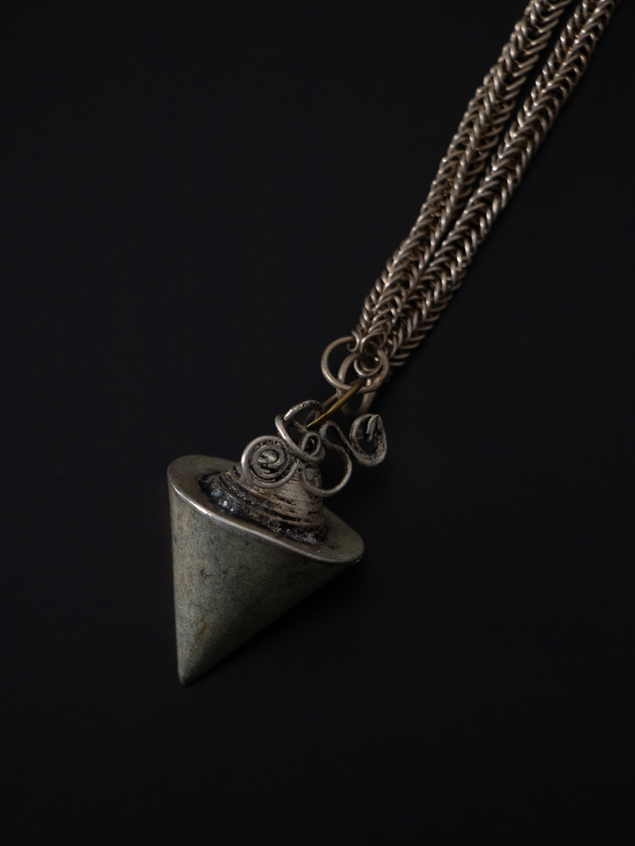 tay original ヴィンテージ ミャオシルバーコーンネックレス